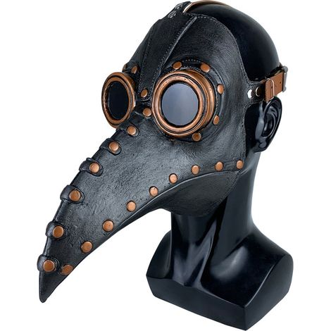Nouveau masque d'oiseau de la peste pour Halloween, masque de médecin punk à vapeur (1/5)