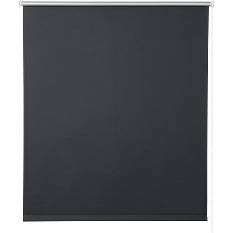 Tenda a rullo oscurante in poliestere montaggio rapido senza fori per finestre e porte 40x160 cm antracite 190000892