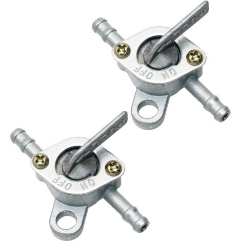 2 pièce Robinets à Essence, Robinet d'essence Fermer, Interrupteur Robinet d'Essence, Commutateur d'Essence Moto, Valve d'Essence de Moto, Fuel Gas Valve, Gas Fuel Tap Valve, Pour cyclomoteur, moto (1/5)