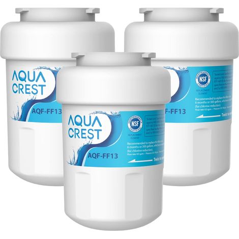 AQUA CREST FF13 Cartouche pour Réfrigérateur, Remplacement pour GE® SmartWater MWF, MWFA, MWFP, GWF, GWFA, GWF01,101057A, 101300A (3) (1/5)