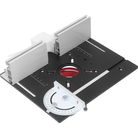Fräsenlift aus Aluminiumlegierung und Edelstahl, Werkbank-Fräsenplattensystem, Hubtisch, Schwarz (1/5)