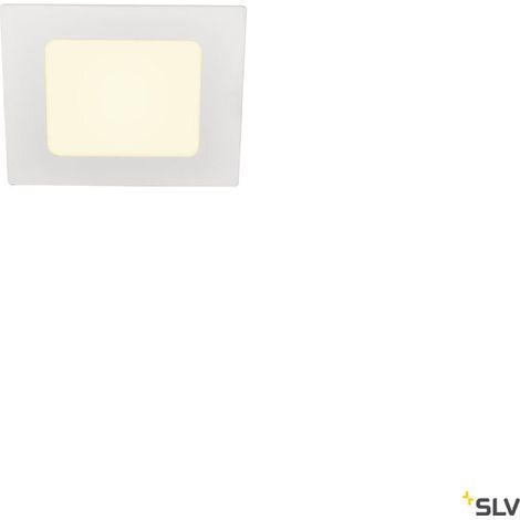 Encastré downlight intérieur SENSER 12 carré blanc mat LED 6W 3000K - SLV - 1003011 (1/5)