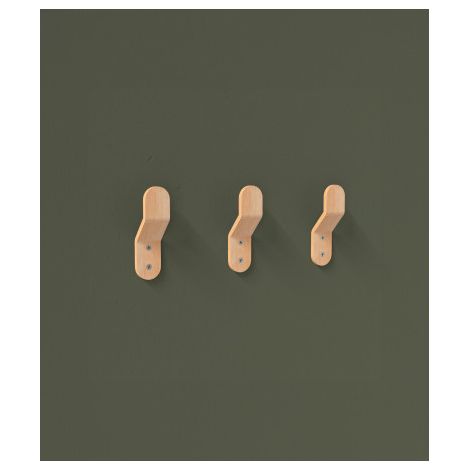 Cime lot de 3 pateres murales quad multiplis hetre a peindre 145 mm 266474913 266474913 266474913 (1/5)