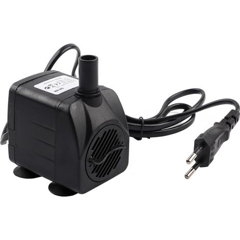 Extrem leise Tauchpumpe, 1000 l/h, 15 W, für Aquarien, Teiche, Fischbecken und Springbrunnen, EU-Stecker