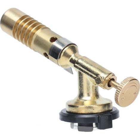 Chalumeau à souder haute température, tête d'allumage en laiton, gaz MAPP butane turbo pour brasage et soudure (1/5)