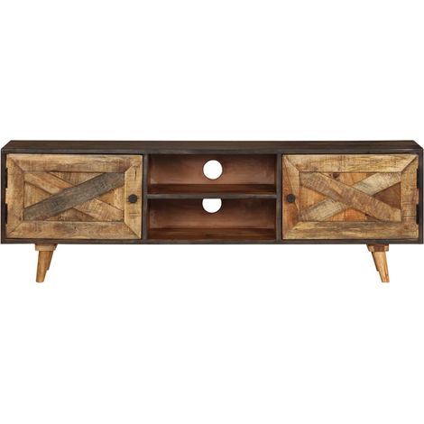 Maison Exclusive - Mobile Porta TV in Legno Massello di Mango 140x30x45 cm