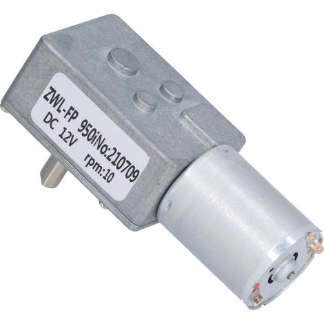 Moteur à engrenage à vis sans fin robuste, résistant à l'usure, haute ténacité, réducteur de vitesse lent ZWL-FP-10rpm (1/5)