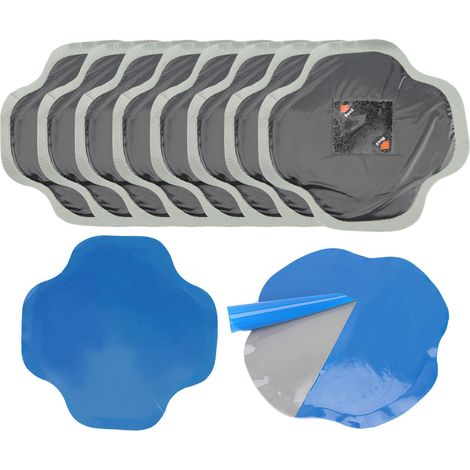 Lot 10 Réparations Pneu Auto 128mm Caoutchouc Naturel Patch Crevaison Tubeless Froid Colle Auto-adhésif (1/5)