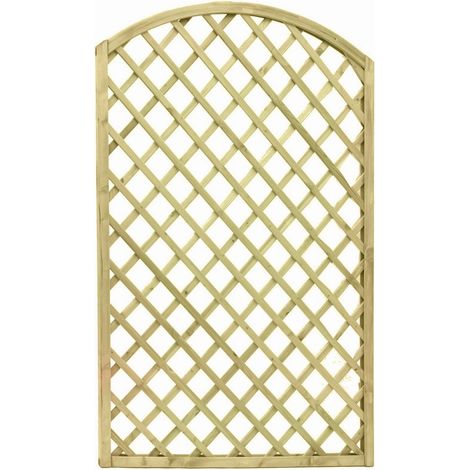 1PZ PANNELLO GRIGLIATO CON ARCO IN LEGNO cm.180x160/180 h