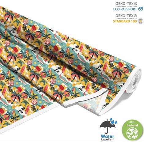 TISSUS DÉCORATIFS D'EXTÉRIEUR OXFORD - motif été  DX9146 (1/5)
