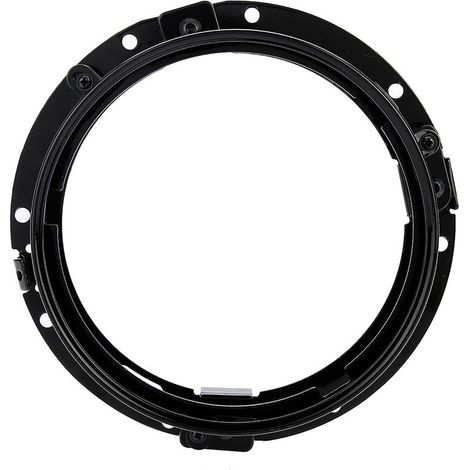 Bracket of fitment of ring round of car headlight of 7 inches for Jeep Wrangler (black) (1/5)