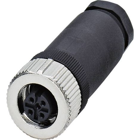 Bussola dritta 4P M12 Pg7 4-6mm sacc-M12FS-4CON-PG7-M 1681127 (1/4)