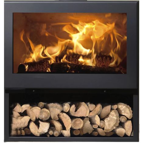 stufa a legna panadero "fenix 5" antracite 7,7 kw