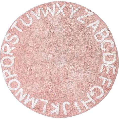 Tapis Éducatif Alphabet - Tapis Jouet Enfant Non Glissant En Coton - Diamètre 60 cm 80 cm ou 100 cm - Pour Chambre Bébé ou Salle de Jeux (1/5)