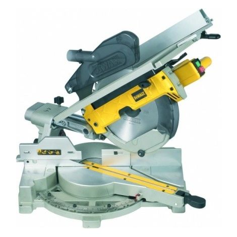 Dewalt – Scie à onglets radiale 305 mm 1500 W – Capacité de coupe 220 x 90 mm – Inclinaison 45° – Moteur à induction 3000 tr/min
