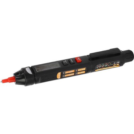 Digitales Stiftmultimeter zur Messung von Wechsel- und Gleichspannung, Kapazität und Temperatur – berührungsloses Voltmeter mit Sensor (1/4)