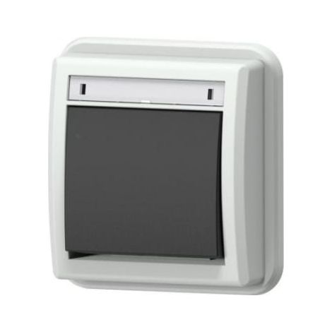 Aquant 2K Unterputzschalter 1-polig (Treppenhaus) grau 5001-70