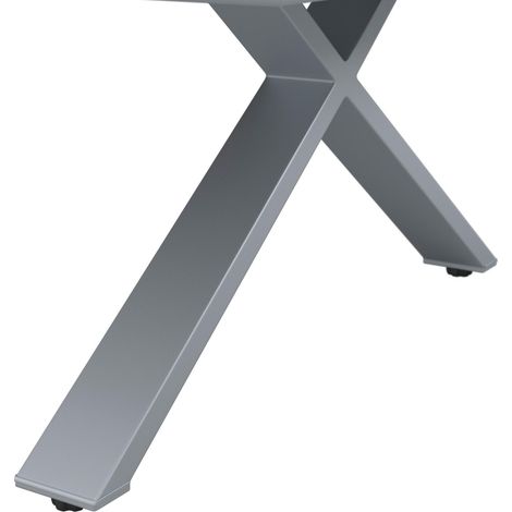 Mömax Loungegarnitur Sofia Hellgrau Outdoorstoff/Metall +Abdeckung (1/5)