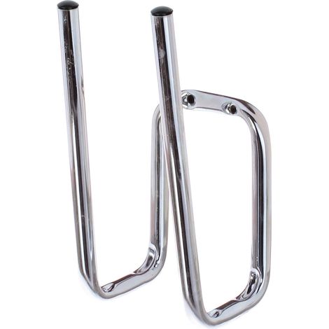 Alberts 802226 Portastivali, angolato, per Un Paio di Stivali, zincato Blu, supporto: 200 mm (1/2)
