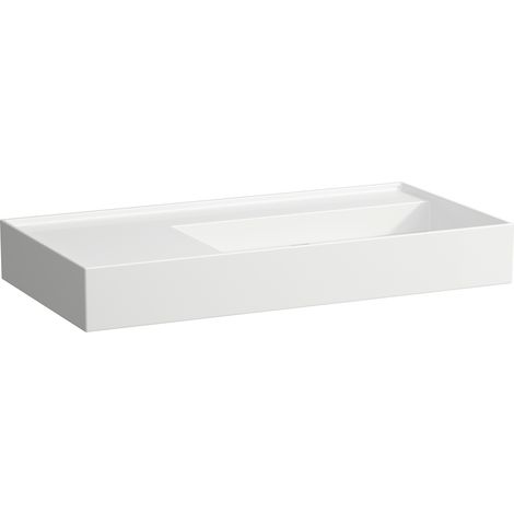 LAUFEN Kartell lavabo à poser, tablette à gauche, sans trou pour (1/3)