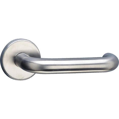 Béquille double contrecoudée sans rosace ni plaque en inox série U NT 83 - NORMBAU