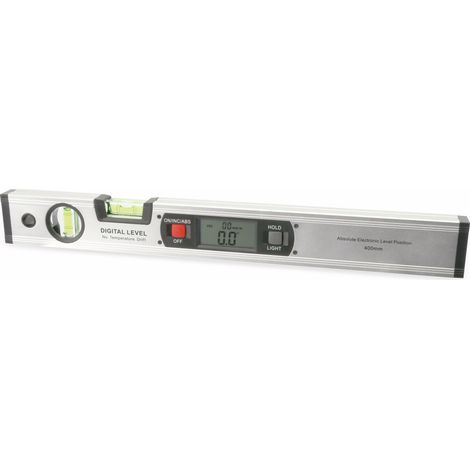 DAYTOOLS Niveau à bulle numérique DWW-400, 400 mm, Alu