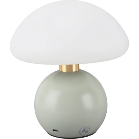 Lampe champignon LED innovante, 3 températures de couleur, interrupteur tactile à intensité variable, table de chevet pour chambre à coucher (1/5)