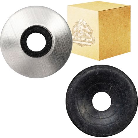 Arandela con junta de goma y EPDM, acero galvanizado, 6,6 x 16 mm, 100 unidades.