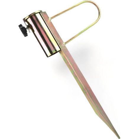 Round Galvanisé Iron Tip Pamet 42 mm pour la plage Umbrella à Central Palo (1/5)