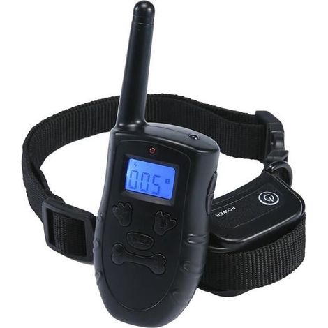 Collier Anti Aboiement Chien Collier De Dressage Pour Un Chien Contrôle Manuel Portée 300 Mètres (1/4)