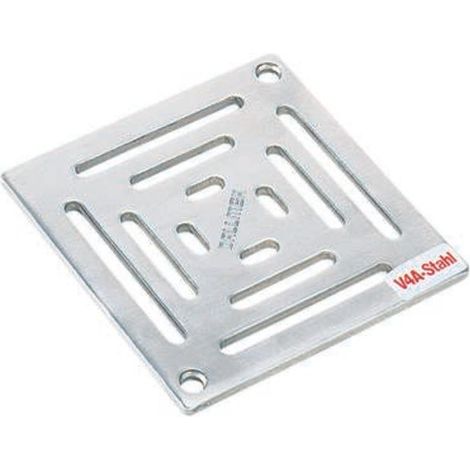 DALLMER Rejilla ES 140, maciza, 140 x 140 mm, 501127