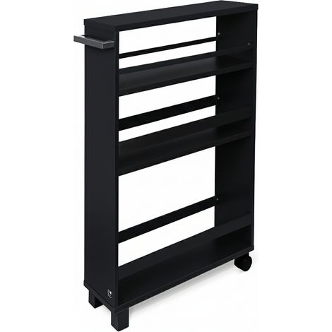 Nischenregal 15cm breit Hylla, 79x50cm, Schwarz