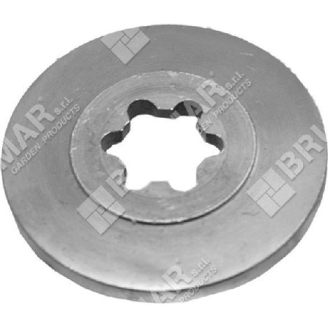 Flangia inferiore per coppie coniche per decespugliatori HUSQVARNA 537.3435.02 COMPATIBILE - 049068