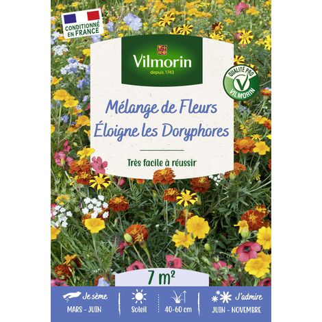 Eloigne les Doryphores - 7 m² - Mélange de fleurs Vilmorin (1/3)