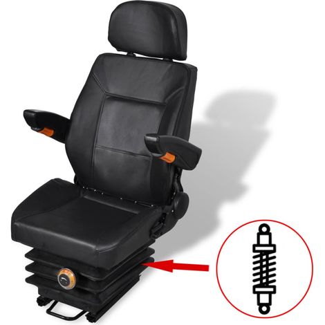 Siège de tracteur avec suspension