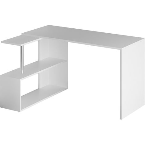 Holzschreibtisch "Gelincik" - 130 x 109 x 74 cm - Weiß