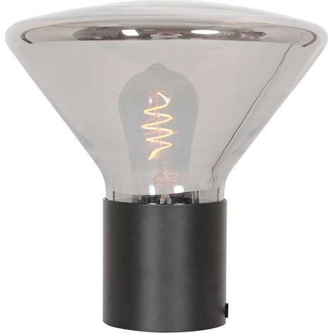 Lampada da tavolo - nero - Ambiance - vetro metallo - Ø 26cm - (1/4)
