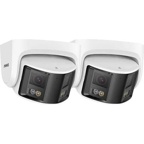 Cámara de seguridad, ángulo de visión amplio de 180°, alta definición de 8 MP, 2 unidades I91DX (1/2)