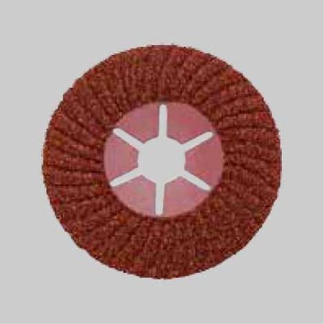 Disco semiflessibile al corindone ø 115x22 mm - grana 60 (25 pezzi) MOLITAL (1/2)