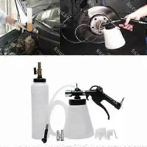 Kit de purge de freins pour voiture, pompe de vidange d'huile 1000 ml, outil de remplacement de liquide de frein pour voiture, camion, moto, changeur d'huile de frein Unku59756( ) (1/5)