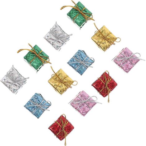72 décorations de Noël créatives, pendentifs décoratifs à suspendre au sapin, pour la maison, les fêtes et les bars (couleurs aléatoires). (1/5)