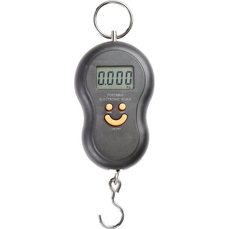 TRADE SHOP - Bilancia Portatile Elettronica Per Pesca Caccia 40 Kg Con Gancio Pesca Caccia - (1/4)