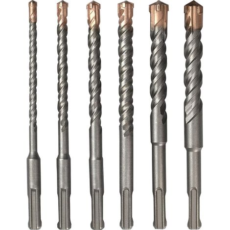 Hammerbohrer Betonbohrer SDS Plus 6PCS SET &xFF08160mm&xFF09 (1/5)