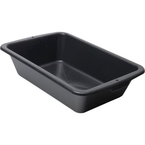 Auge de maçon plastique 35L – Dimensions 75x49.5x18.5 cm – Poignées intégrées – Pour mortiers et colles (1/5)
