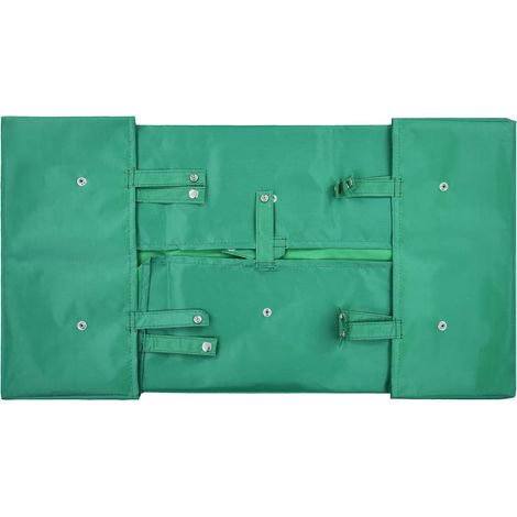 Maison Exclusive - Gartenwagen-Einlage Grün Stoff (1/3)