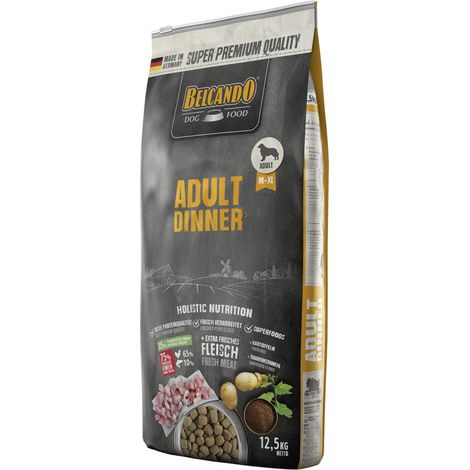 Belcando Dinner Hundetrockenfutter Adult 12,5 kg Geflügel Trockenfutter Hunde