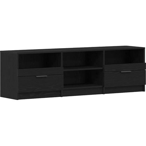 Maison Exclusive - Meuble TV Chêne noir 150 x 33,5 x 45 cm Bois d'ingénierie
