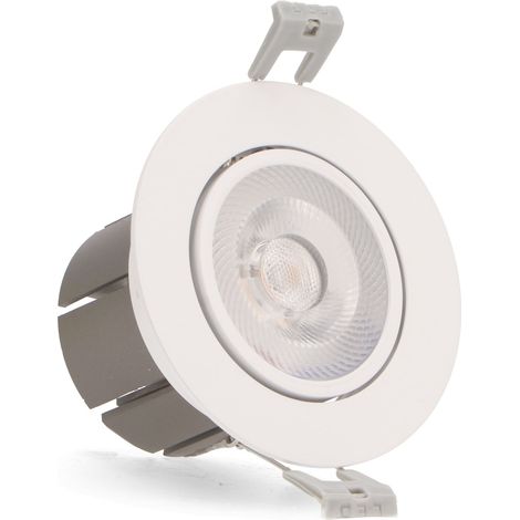 IluminaShop - Foco Downlight LED Orientable CobFix 10W CCT IP20  3000+4000+6000 (1/2)