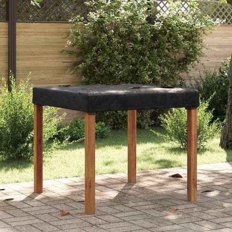 Tischdecken Uni Schwarz 102 x 102 x 15 cm Stoff