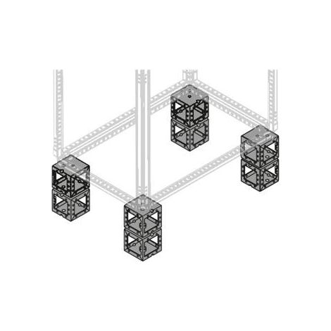 Socle H 200mm A Monter (x8) 1STQ007207A0000 ABB PPAM0200 (1/2)